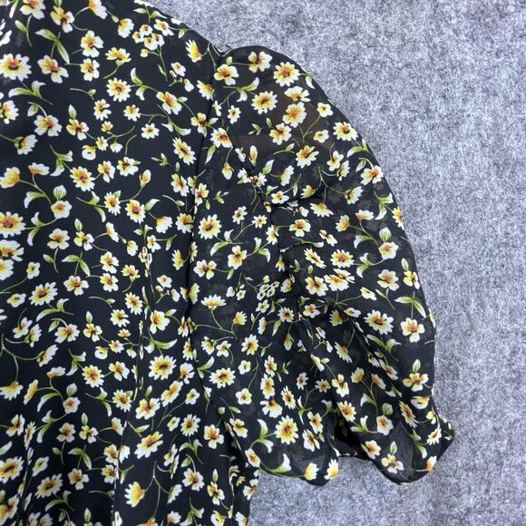 Purple Snow Dress Womens Small Daisy Cottagecore Romantic Soft Girl Coquette - Picture 3 of 8